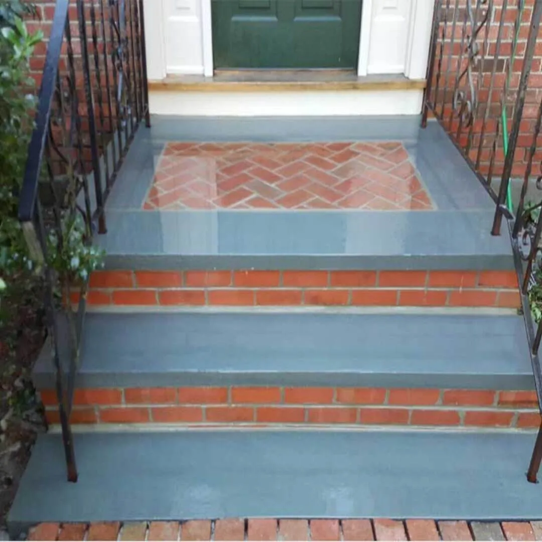 Completed masonry project